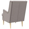 Fauteuil Taupe Tissu 620485620485