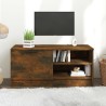 Meuble TV Chêne fumé 80x35x36,5 cm Bois d'ingénierie 620486620486