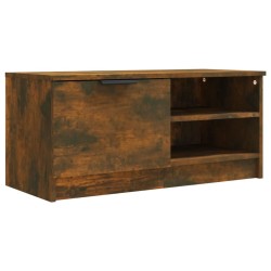 Meuble TV Chêne fumé 80x35x36,5 cm Bois d'ingénierie 620486620486