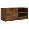 Meuble TV Chêne fumé 80x35x36,5 cm Bois d'ingénierie 620486620486