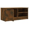 Meuble TV Chêne fumé 80x35x36,5 cm Bois d'ingénierie 620486620486