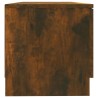 Meuble TV Chêne fumé 80x35x36,5 cm Bois d'ingénierie 620486620486