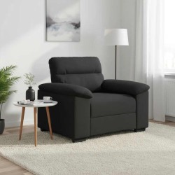 Fauteuil noir 100x81x84 cm tissu 620490620490