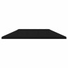 Housse de canopée de gazebo 6 x 3 m Noir Polyester 190 620494620494