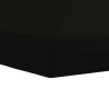 Housse de canopée de gazebo 6 x 3 m Noir Polyester 190 620494620494