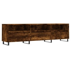 Meuble TV chêne fumé 150x30x44,5 cm bois d'ingénierie 620498620498