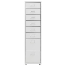 Classeur mobile Gris 28x41x109 cm Métal 620499620499