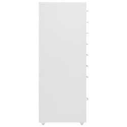 Classeur mobile Gris 28x41x109 cm Métal 620499620499