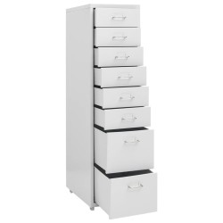 Classeur mobile Gris 28x41x109 cm Métal 620499620499