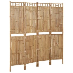 Cloison de séparation 4 panneaux Bambou 160x180 cm 620500620500
