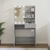 Coiffeuse avec LED Sonoma gris 74,5x40x141 cm 620501620501