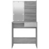 Coiffeuse avec LED Sonoma gris 74,5x40x141 cm 620501620501