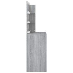 Coiffeuse avec LED Sonoma gris 74,5x40x141 cm 620501620501