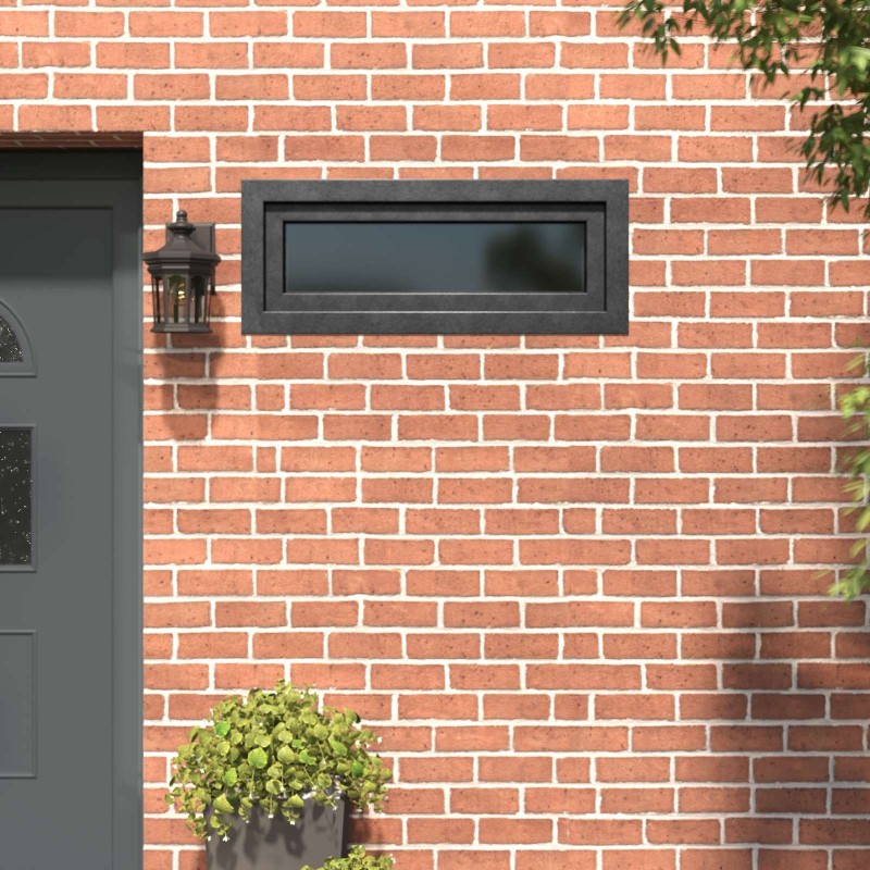 Fenêtre de sous-sol RISOR 100 x 40 cm PVC et verre Anthracite 620502620502