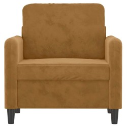 Fauteuil Marron 60 cm Velours 620503620503