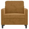 Fauteuil Marron 60 cm Velours 620503620503