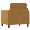 Fauteuil Marron 60 cm Velours 620503620503