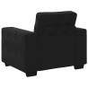 Fauteuil noir 100x77x82 cm velours 620504620504