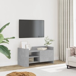 Meuble TV gris béton 80x35x40 cm bois d'ingénierie 620508620508