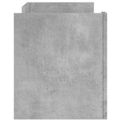 Meuble TV gris béton 80x35x40 cm bois d'ingénierie 620508620508