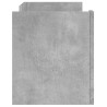 Meuble TV gris béton 80x35x40 cm bois d'ingénierie 620508620508
