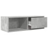 Meuble TV gris béton 80x31x25,5 cm bois d'ingénierie 620510620510