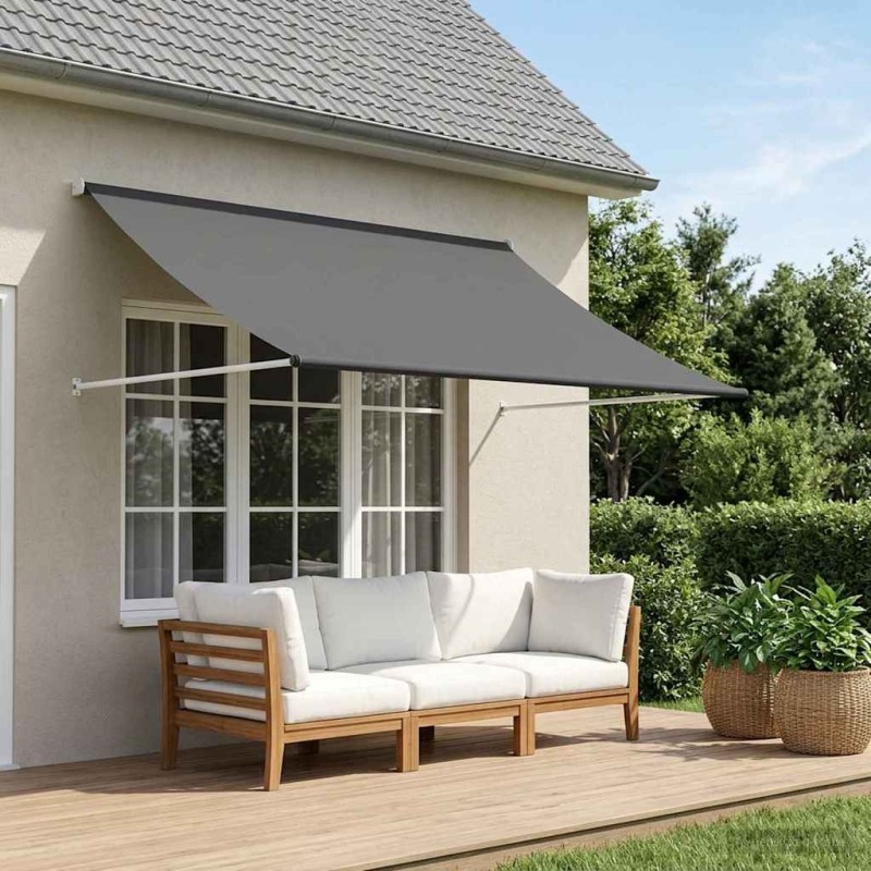 Auvent Gris clair 300 x 150 cm 620511620511