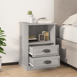 Table de chevet sonoma gris 43x36x60 cm 620514620514