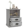 Table de chevet sonoma gris 43x36x60 cm 620514620514