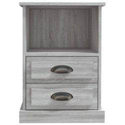 Table de chevet sonoma gris 43x36x60 cm 620514620514