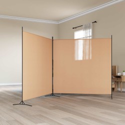 Paravent à 2 panneaux Beige 348 x 180 cm Tissu 620517620517
