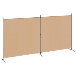 Paravent à 2 panneaux Beige 348 x 180 cm Tissu 620517620517