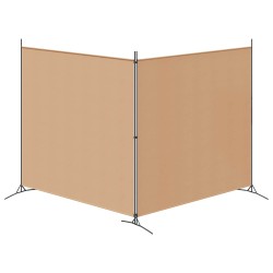 Paravent à 2 panneaux Beige 348 x 180 cm Tissu 620517620517