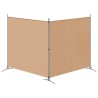 Paravent à 2 panneaux Beige 348 x 180 cm Tissu 620517620517