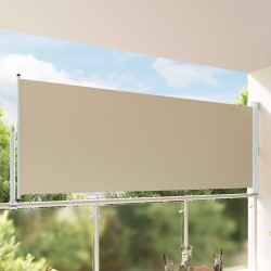 Auvent latéral 160 x 300 cm 100% polyester fer acier 620520620520