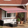 Auvent rétractable électrique 3,5 x 2,5 m 620521620521
