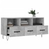 Meuble TV gris béton 102x36x50 cm bois d'ingénierie 620522620522