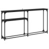 TableConsole Chêne noir 146 x 22.5 x 75 cm Bois d'ingénierie 620524620524