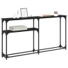 TableConsole Chêne noir 146 x 22.5 x 75 cm Bois d'ingénierie 620524620524