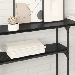 TableConsole Chêne noir 146 x 22.5 x 75 cm Bois d'ingénierie 620524620524