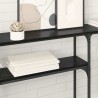 TableConsole Chêne noir 146 x 22.5 x 75 cm Bois d'ingénierie 620524620524