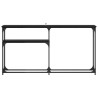 TableConsole Chêne noir 146 x 22.5 x 75 cm Bois d'ingénierie 620524620524