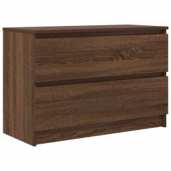 Meuble TV chêne marron 80x35x54 cm bois d'ingénierie 620531620531