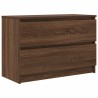 Meuble TV chêne marron 80x35x54 cm bois d'ingénierie 620531620531