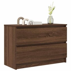 Meuble TV chêne marron 80x35x54 cm bois d'ingénierie 620531620531