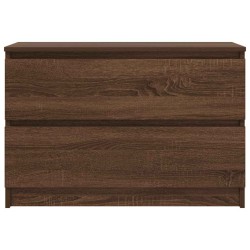 Meuble TV chêne marron 80x35x54 cm bois d'ingénierie 620531620531