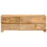 Meuble TV Bois de manguier solide 110x30x40 cm 620534620534