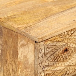 Meuble TV Bois de manguier solide 110x30x40 cm 620534620534