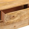 Meuble TV Bois de manguier solide 110x30x40 cm 620534620534