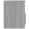 Table de chevet sonoma gris 40x40x50 cm bois d'ingénierie 620538620538